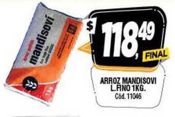 Supermercados Yaguar Arroz mandisovi l fino oferta