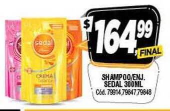 Supermercados Yaguar Shampoo enj sedal oferta