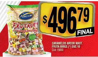 Supermercados Yaguar Caramelos arcor mast. fruta oferta