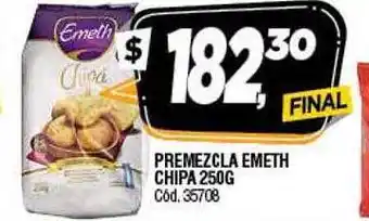 Supermercados Yaguar Premezcla emeth chipa oferta