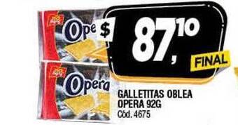 Supermercados Yaguar Galletitas oblea opera oferta