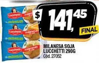 Supermercados Yaguar Milanesa soja lucchetti oferta