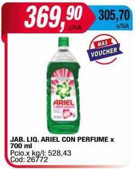 Maxiconsumo Jab liq ariel con perfume oferta