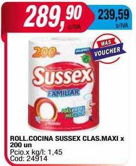 Maxiconsumo Roll cocina sussex clas maxi oferta