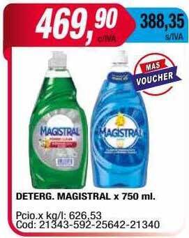 Maxiconsumo Deterg magistral oferta