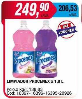 Maxiconsumo Limpiador procenex oferta