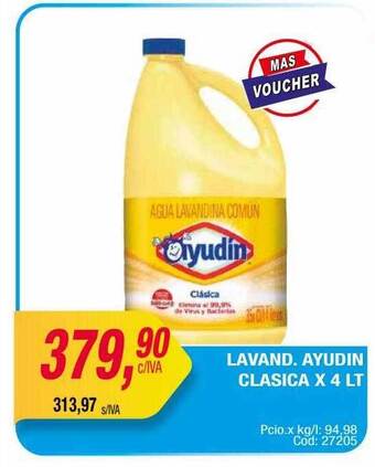 Maxiconsumo Lavand ayudin clasica oferta