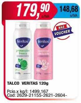 Maxiconsumo Talco veritas oferta