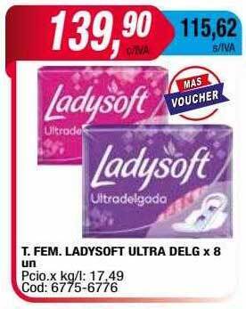 Maxiconsumo T fem ladysoft ultra delg oferta