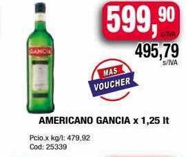 Maxiconsumo Americano gancia oferta