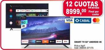 Maxiconsumo Smart tv 50 oferta