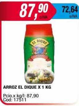 Maxiconsumo Arroz el dique oferta