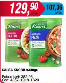 Maxiconsumo Salsa knorr oferta