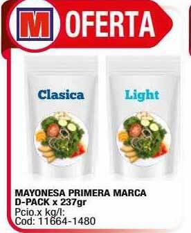 Maxiconsumo Mayonesa primera marca d-pack oferta
