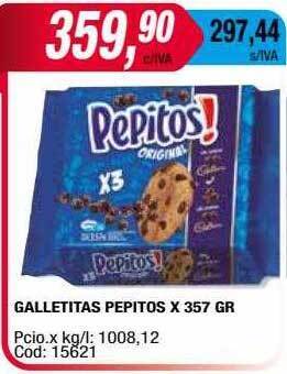 Maxiconsumo Galletitas pepitos oferta