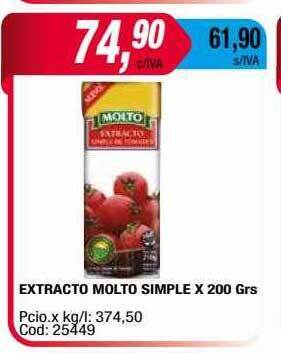 Maxiconsumo Extracto molto simple oferta