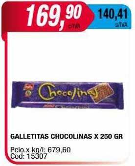 Maxiconsumo Galletitas chocolinas oferta