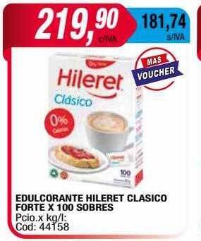 Maxiconsumo Edulcorante hileret clasico forte oferta