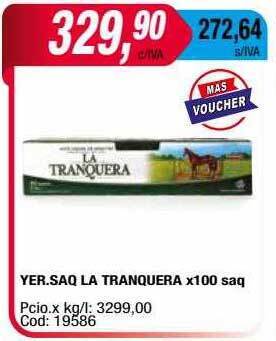 Maxiconsumo Yer saq la tranquera oferta
