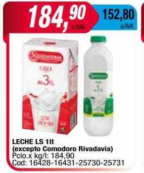 Maxiconsumo Leche ls oferta