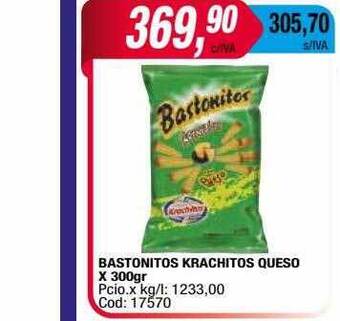 Maxiconsumo Bastonitos krachitos queso oferta