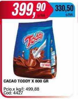 Maxiconsumo Cacao toddy oferta