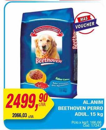 Maxiconsumo Al anim beethoven perro adul oferta
