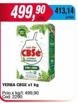 Maxiconsumo Yerba cbse oferta