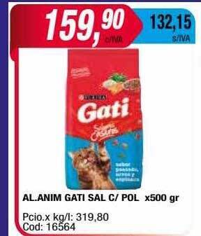Maxiconsumo Al anim gati sal c pol oferta