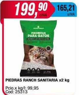 Maxiconsumo Piedras ranch sanitaria oferta