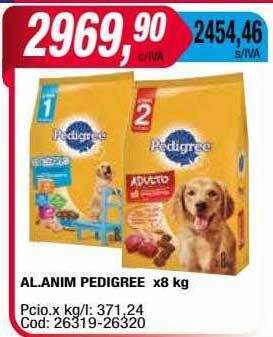 Maxiconsumo Al anim pedigree oferta