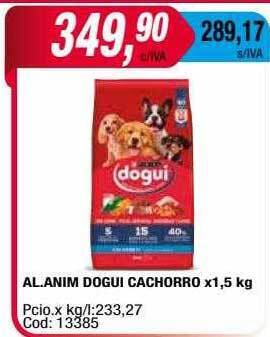 Maxiconsumo Al anim dogui cachorro oferta