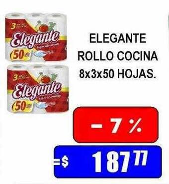 Elegante rollo cocina hojas