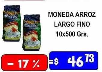 Dulcenter Moneda arroz largo fino oferta