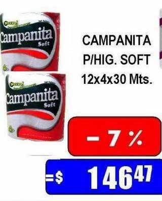 Dulcenter Campanita p hig soft oferta