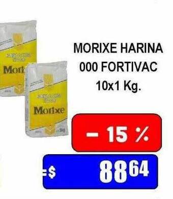 Dulcenter Morixe harina 000 fortivac oferta