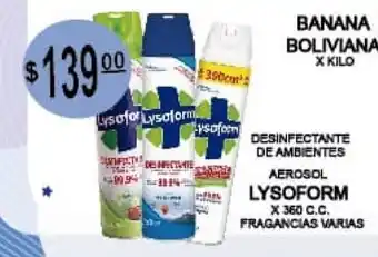 Delfin Supermercados Lysoform Aerosol x 360cc oferta