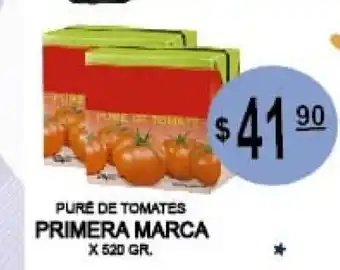 Delfin Supermercados Primera Marca Purè De Tomates x520gr oferta