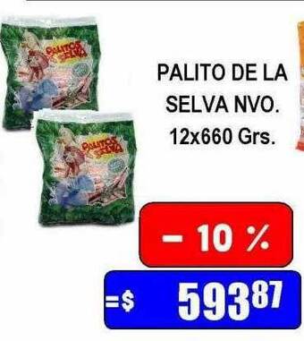 Dulcenter Palito de la selva nvo oferta