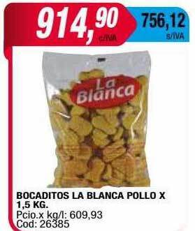 Maxiconsumo Bocaditos la blanca pollo oferta