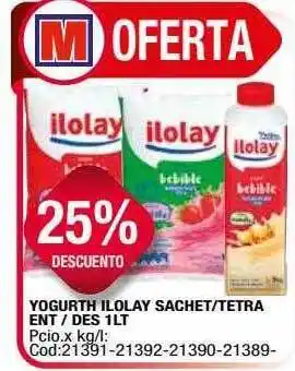 Maxiconsumo Yogurth ilolay sachet tetra ent des oferta