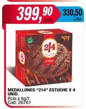 Maxiconsumo Medallones oferta