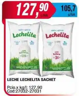Maxiconsumo Leche lechelita sachet oferta