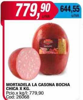 Maxiconsumo Mortadela la casona bocha chica oferta