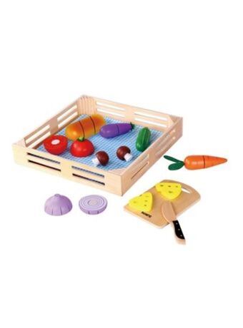 El Mundo del Juguete Juego de cortar vegetales didáctico madera magnific oferta