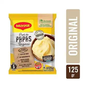 Carrefour Puré de papas maggi® cremoso flowpack 125 g. oferta