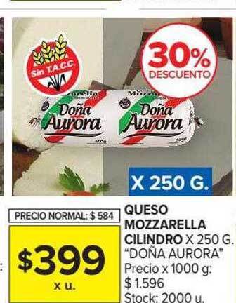Carrefour Market Queso mozzarella cilindro oferta