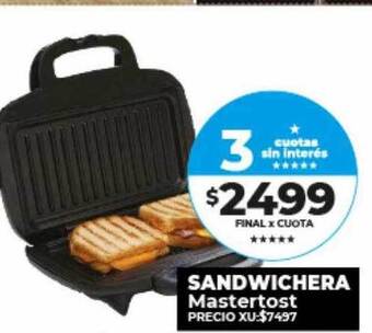 Supermayorista Vital Sandwichera mastertost oferta