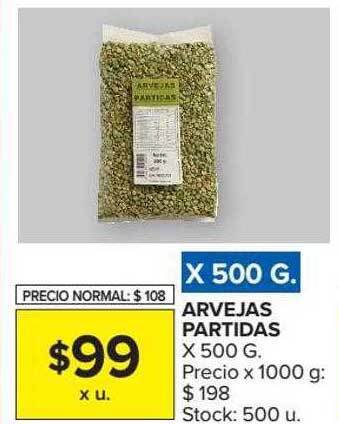 Carrefour Market Arvejas partidas oferta