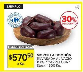 Carrefour Market Morcilla bombon oferta